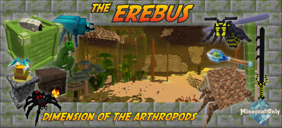 [1.7.10] [Mods] The Erebus - Мир членистоногих!