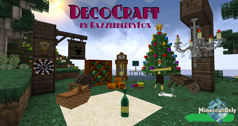 DecoCraft - мод на декорации для Minecraft 1.7.10