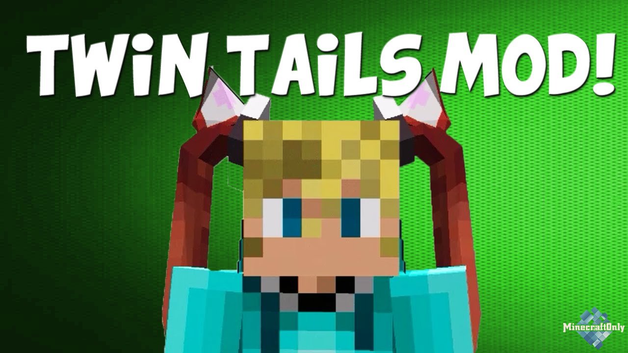 [1.7.10] [Mods] TwinTails - Косички в Minecraft!