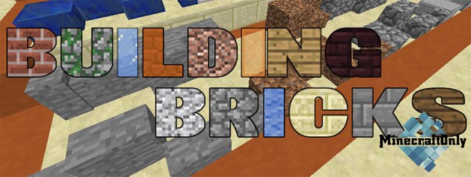 [1.8] [Mods] Building Bricks - сделай полублоки из любых блоков!