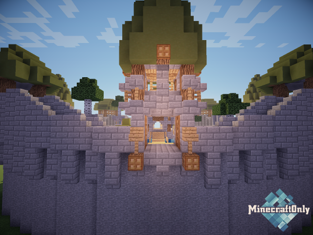 [1.7.10] Castle Spawn - Спавн для сервера Minecraft.