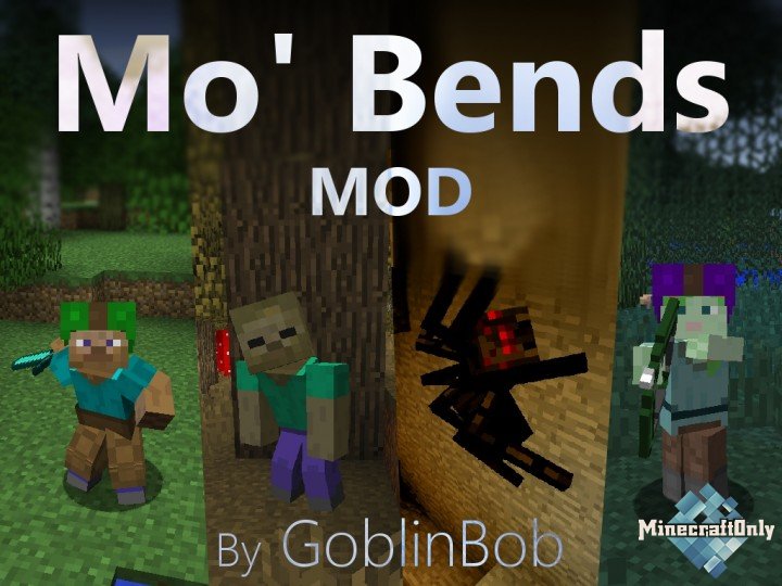[1.7.10] [Mods] Mo'Bends - Новая анимация у игровой живности!
