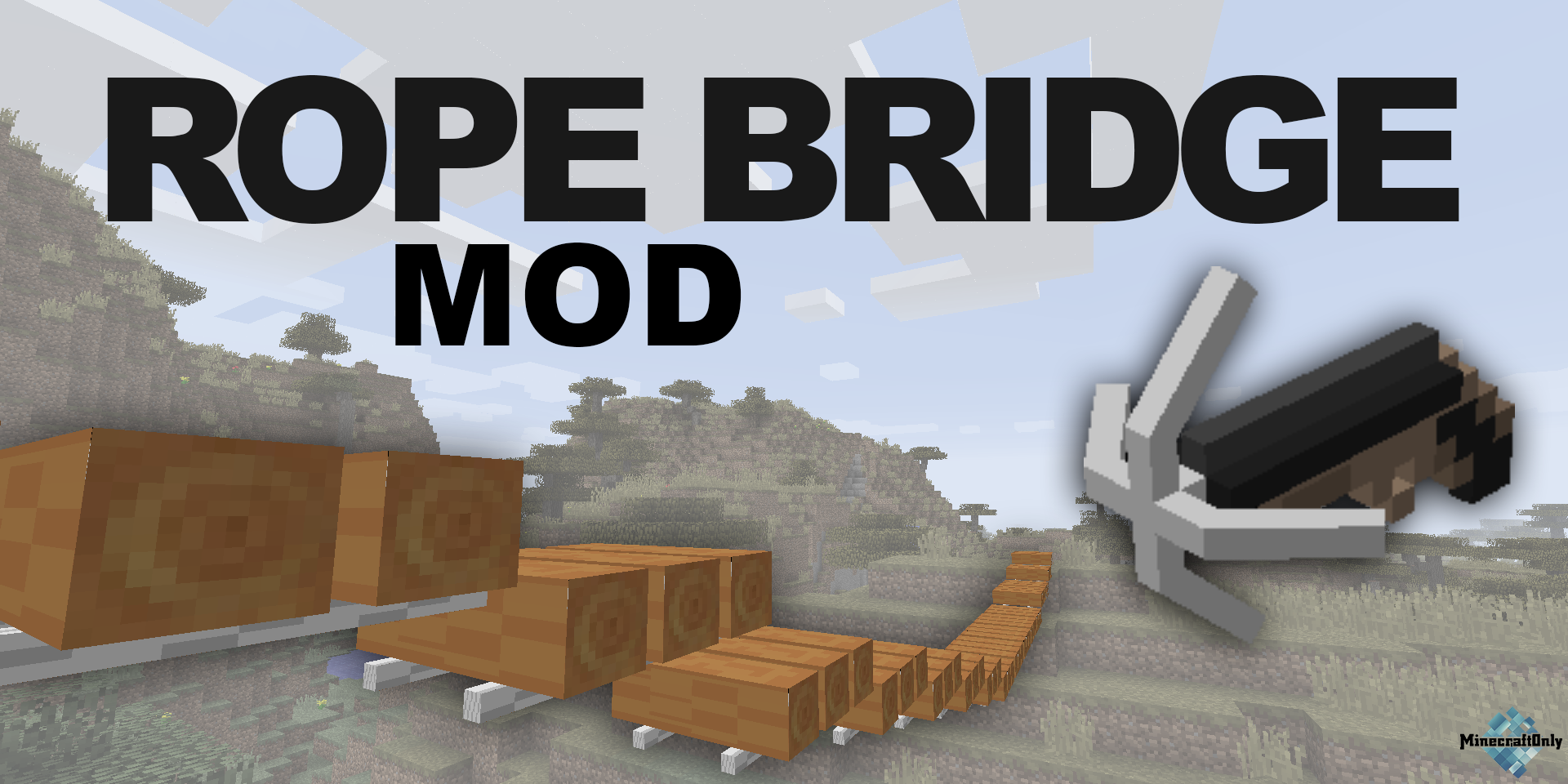 [1.11.2] [Mods] Rope Bridge - подвесной мост? Запросто!