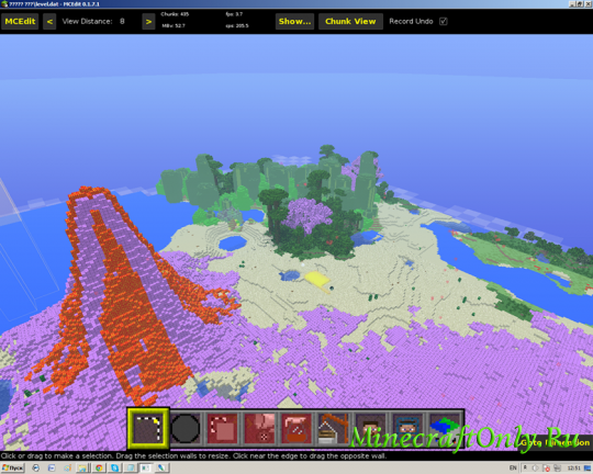 McEdit - создание собственных карт Minecraft