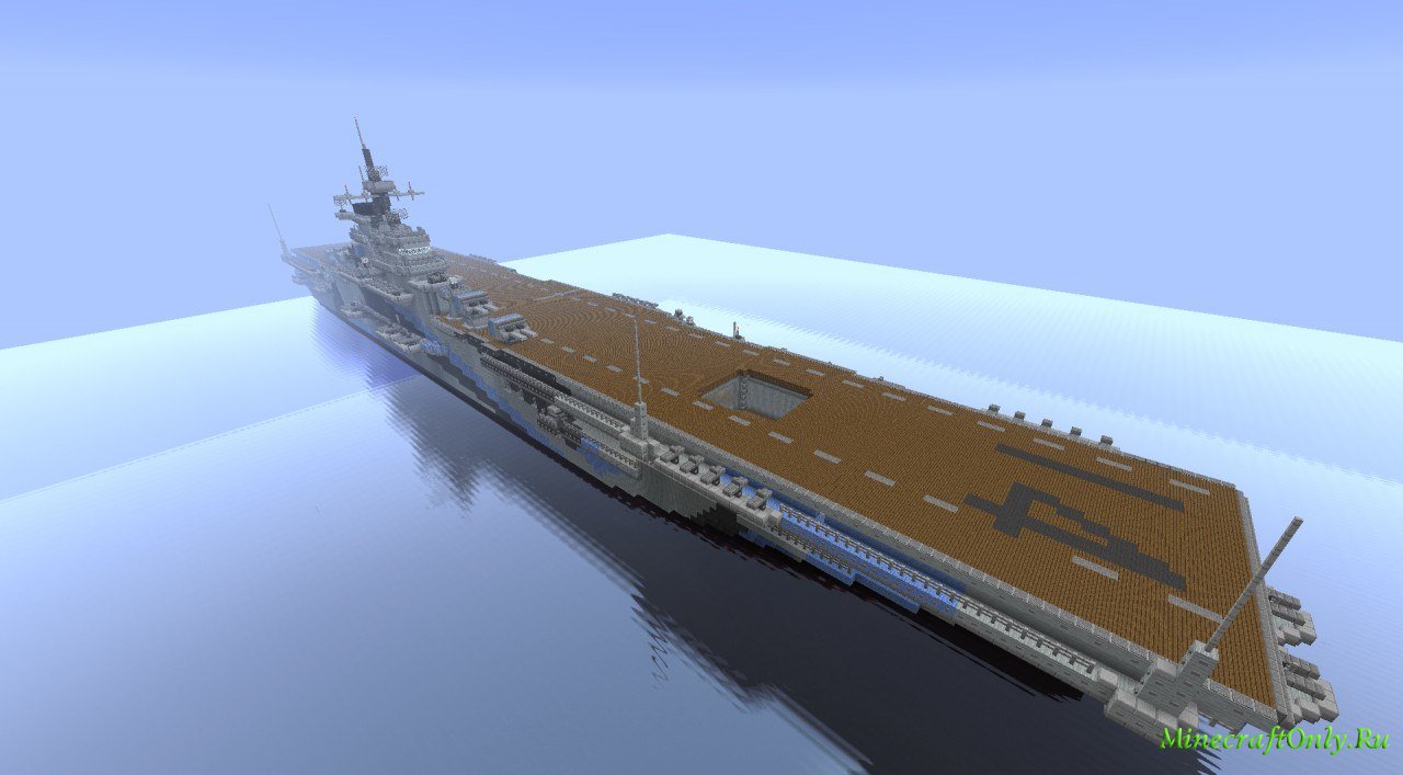 Aircraft Carrier USS Ticonderoga CV 14 - Авианосец!  экспонатом