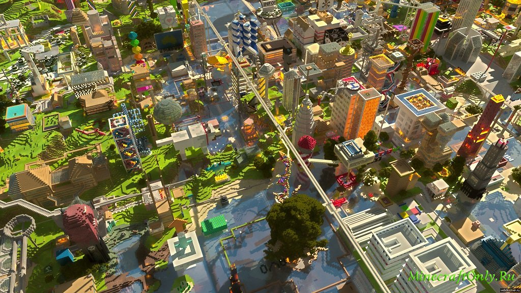 Создай свой город, на серверах MinecraftOnly.ru!