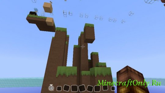 Minecraft карта 1000 прыжков к победе