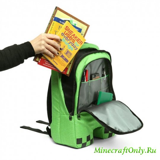 Рюкзак с крипером, который не взорвет вашу домашнюю работу :)