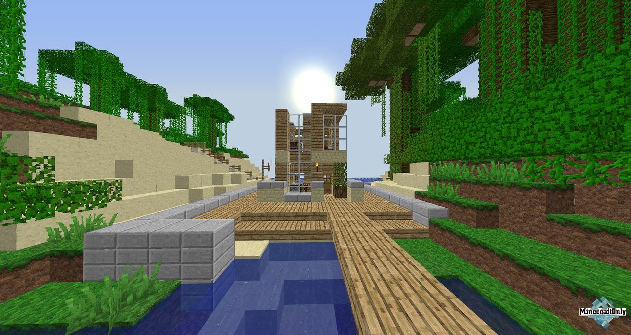 Jungle Living XS house » MinecraftOnly