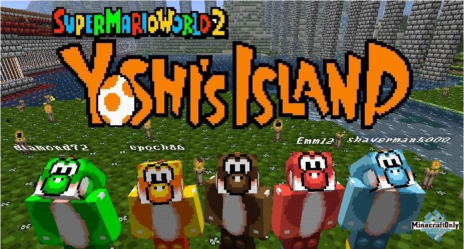 Мод [1.5.1][32x] Yoshi’s Island Pack - Няшные монстры