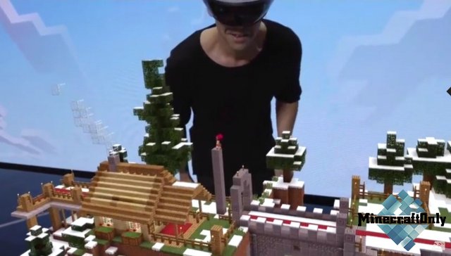 Microsoft портировали Minecraft для HoloLens