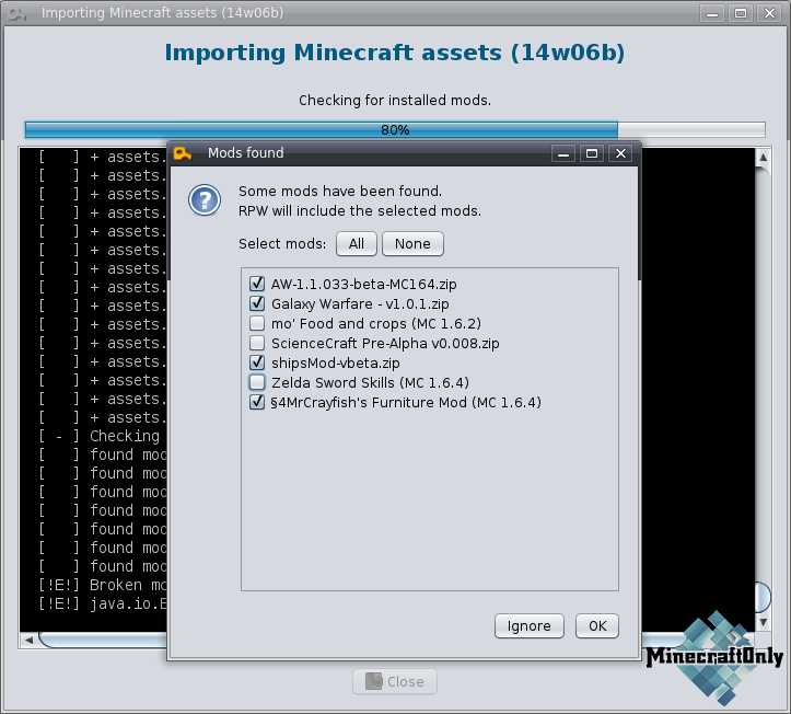 Importing minecraft. Resource Pack workbench. Импорт майнкрафт. Mod java. VBETA.