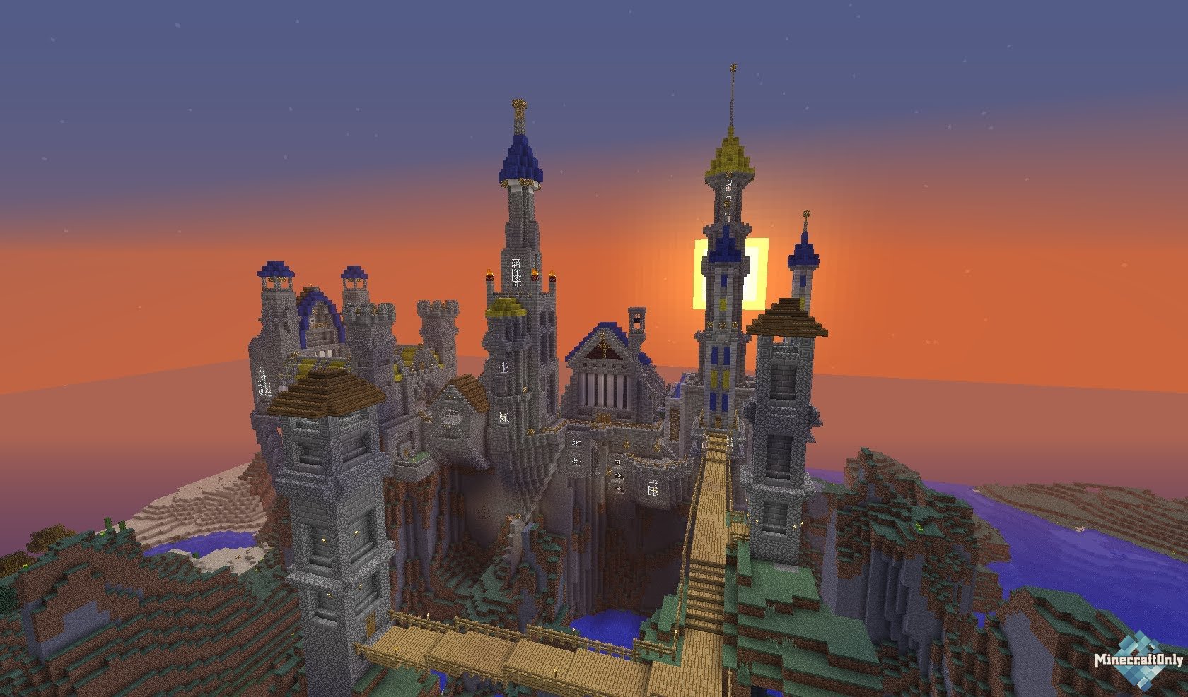 OnlyTV: Minecraft Timelapse - Fantasy Castle Build.