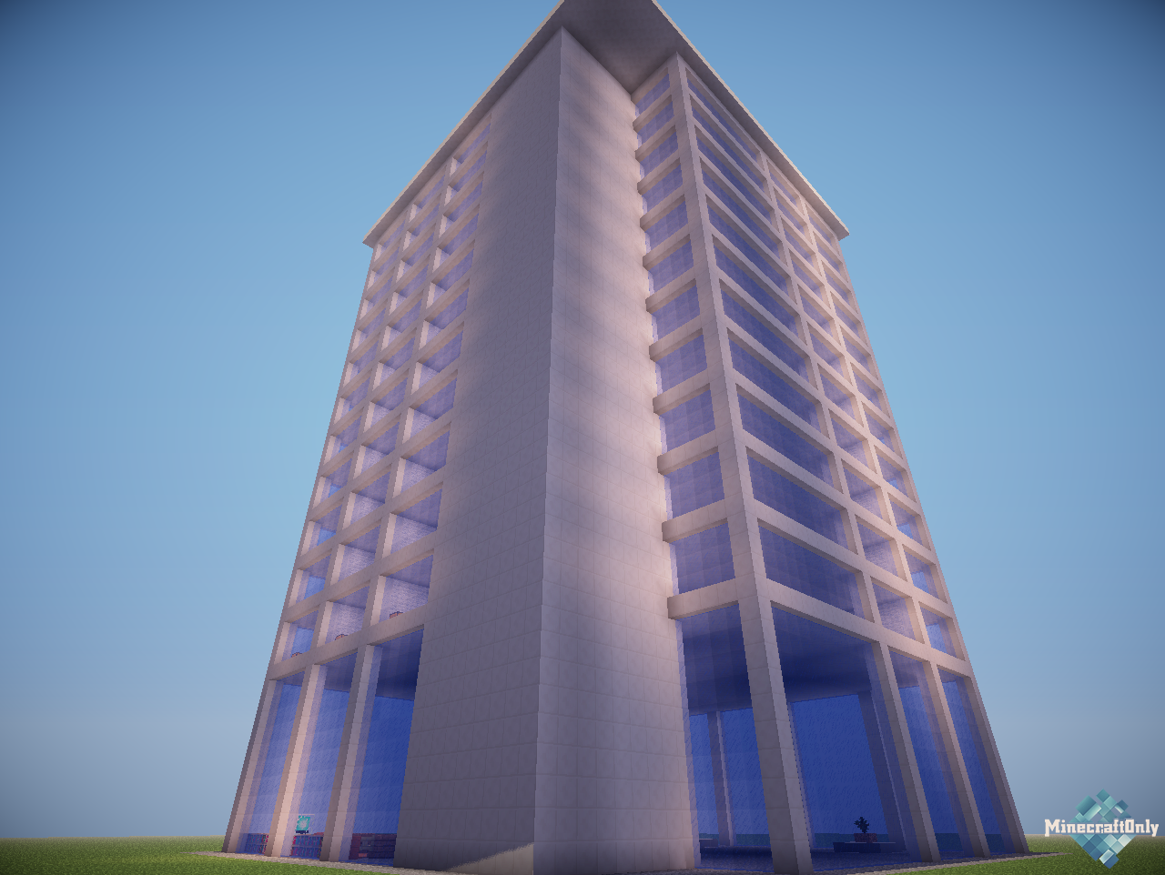 [1.8] Большой Отель в Minecraft за одну минуту