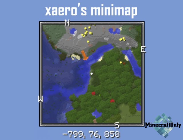 [MODS] [1.13.2] Xaeros's Minimap - Миникарта в майнкрафт!