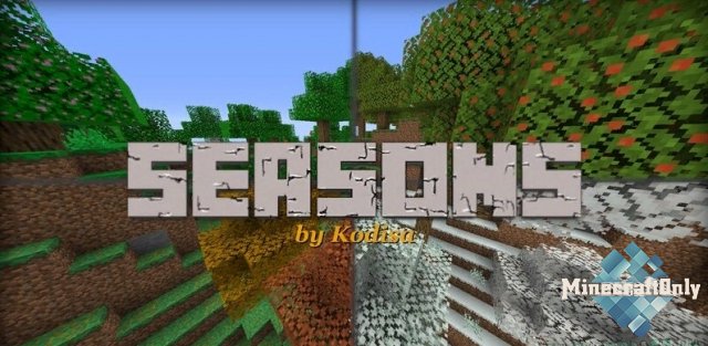 Seasons in Minecraft! - смена сезонов в майнкрафте