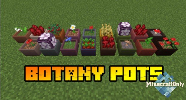 [1.16.5-1.14.4] Botany Pots - горшочки для растений